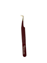 90 degree Silver Tip Tweezer