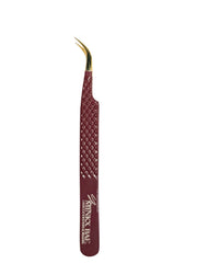 Curved Silver Tip Isolation Tweezer