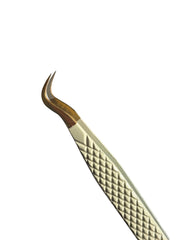 Fiber Tip Strong Curved Volume Tweezer