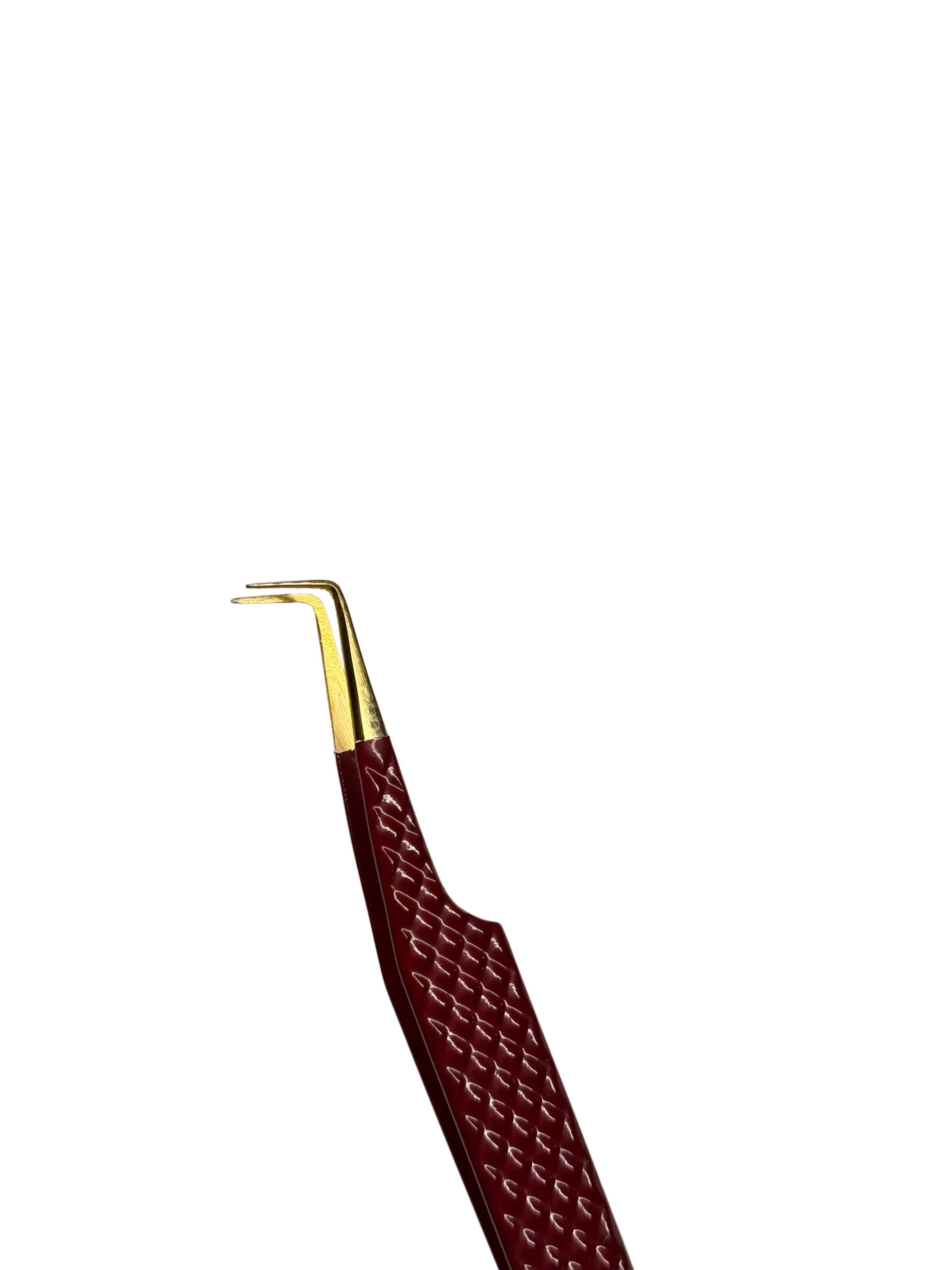 90 degree Silver Tip Tweezer