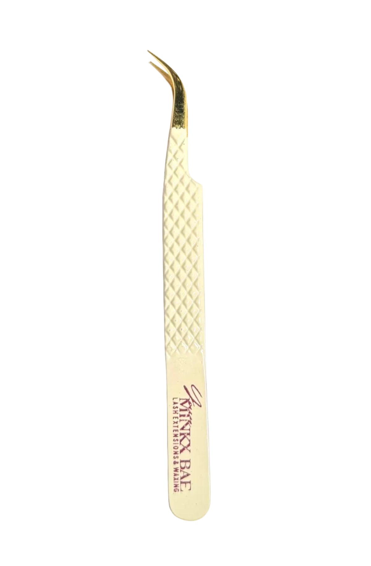 Curved Silver Tip Isolation Tweezer